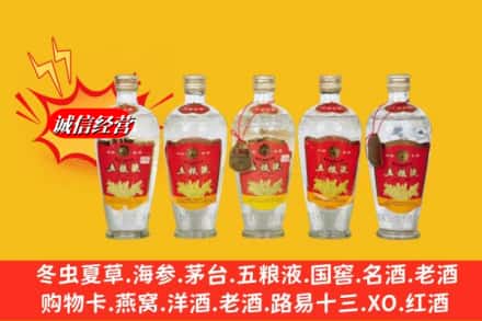 龙游县回收老五粮液